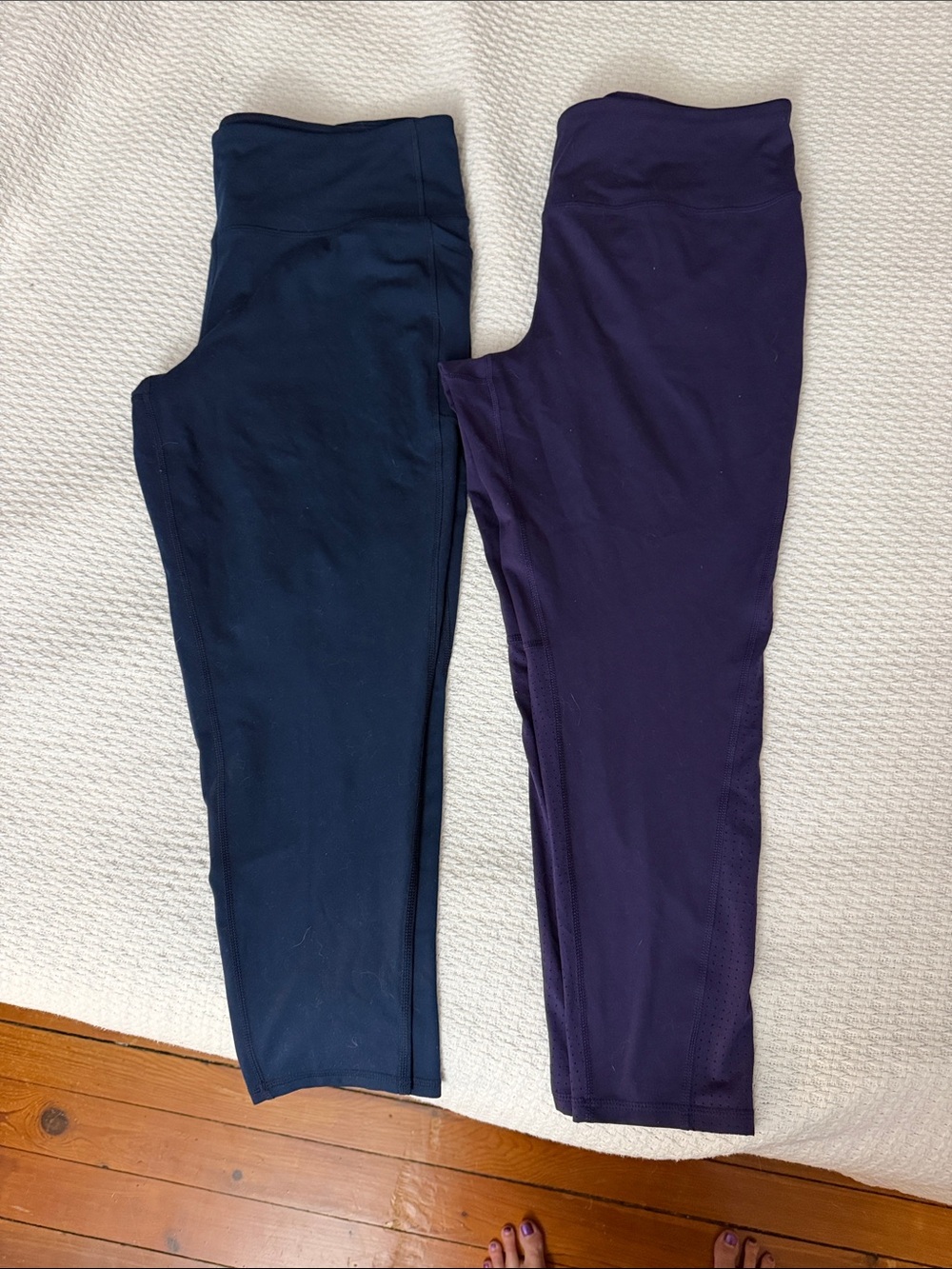 DSG Women’s XXL leggings. High-Waist Leggings - Navy and Purple